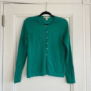 August Silk Green/Teal Cardigan
